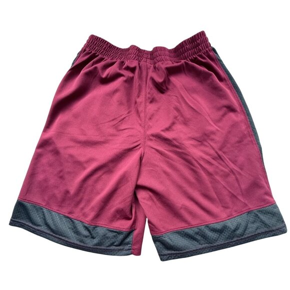 Iowa State Cyclones Maroon & Gray Athletic Basketball Shorts Youth XL 14/16 - Picture 4 of 15